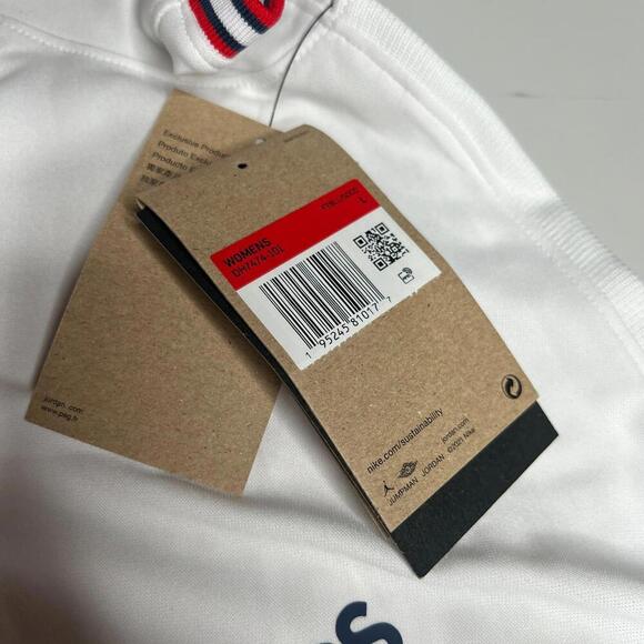 PSG Paris Saint-Germain Jordan Away Jersey Women’s L White DH7474-101 NWT - Picture 5 of 9
